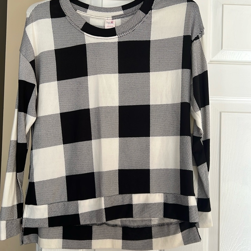Checkered sweater